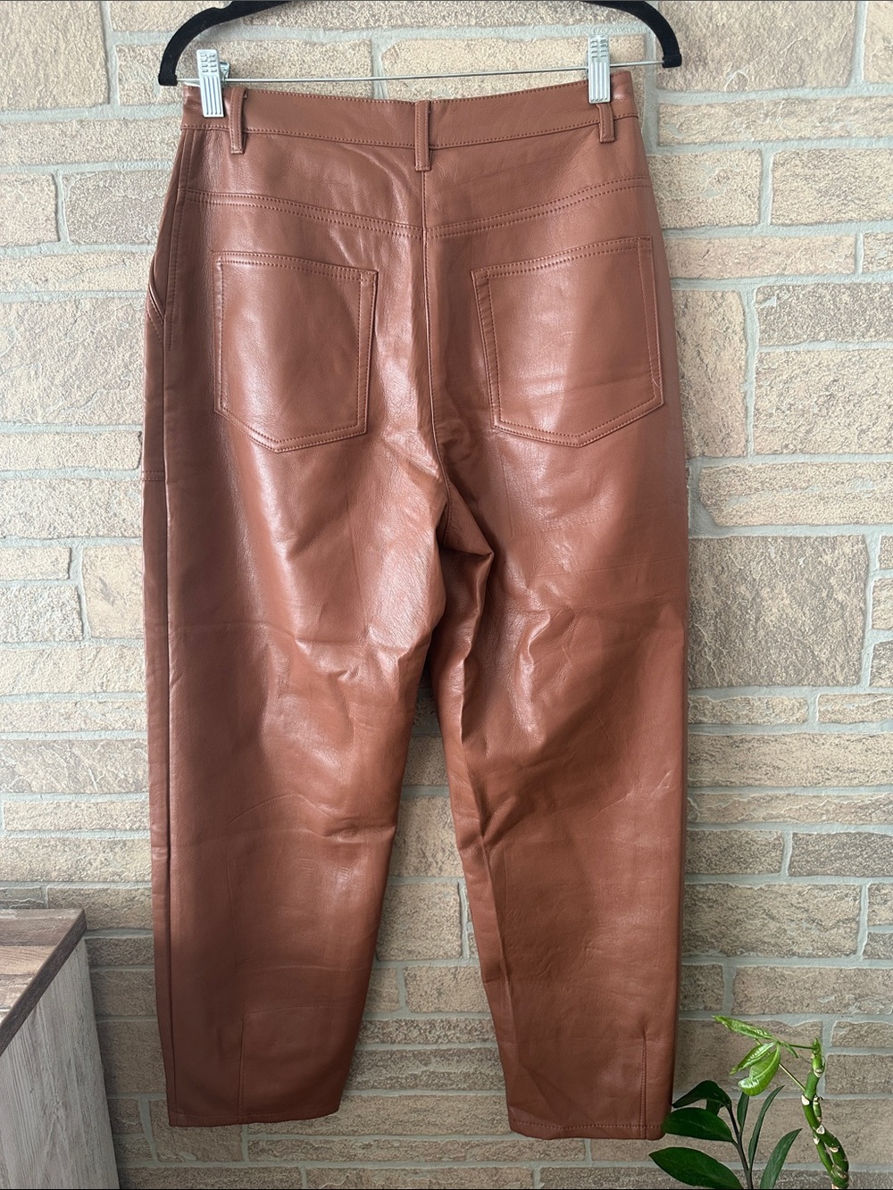 Wilfred Artizia Nadia Utility Barrel Leg Pants in Epicurean Brown Size 8 - Picture 6 of 7
